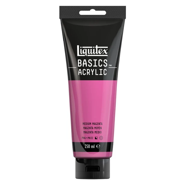 500 Medium magenta, farba akrylowa Liquitex 250 ml