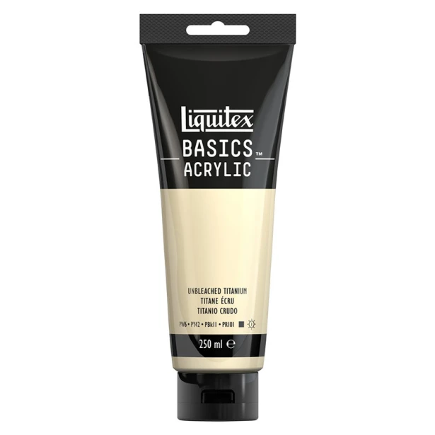 434 Unbleached titanium, farba akrylowa Liquitex 250 ml