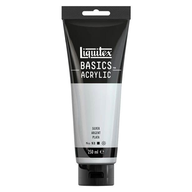 052 Silver, farba akrylowa Liquitex 250 ml