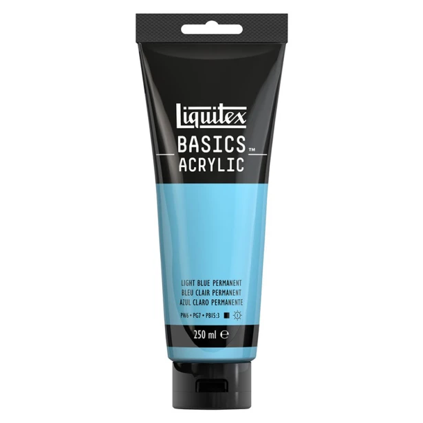 770 Light blue permanent, farba akrylowa Liquitex 250 ml