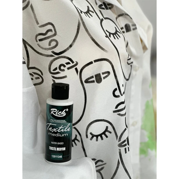 Medium tekstylne do farb akrylowych Rich 120 ml