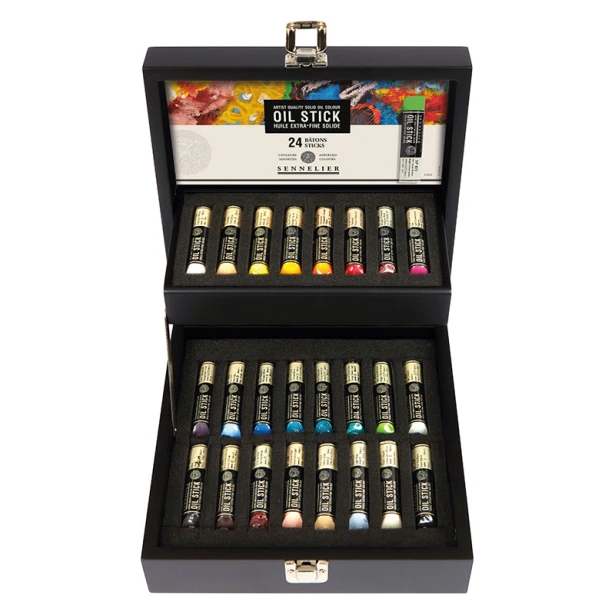 Oil Stick Mini farby olejne w sztyftach Sennelier, 24 kolory