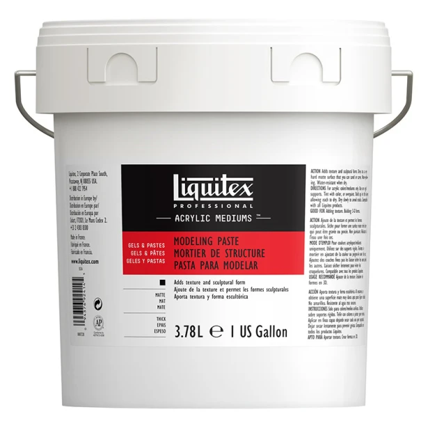 Modeling paste, Liquitex 3.78 l