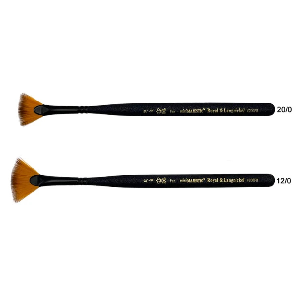 Pędzel mini Majestic 4200FB nr 20/0, Royal &amp; Langnickel
