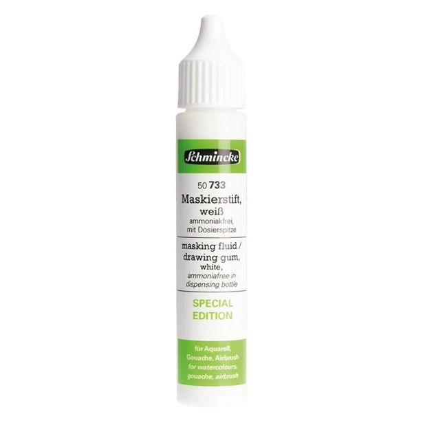 Płyn maskujący z aplikatorem, biały Schmincke, 25 ml