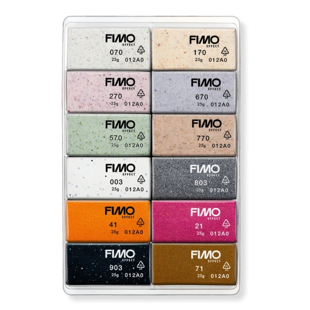 Zestaw Fimo effect, Boho, 12 x 25 g