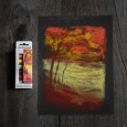 Autumnal Landscape, pastele suche Sennelier, 6 kolorów – połówki