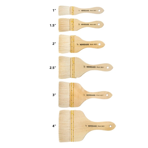 Pędzel HAKE short s. 8021 nr 1.5", Renesans