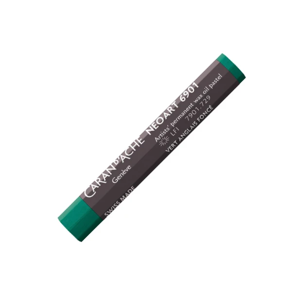 729 Dark English Green, woskowo-olejna pastel Neoart 6901