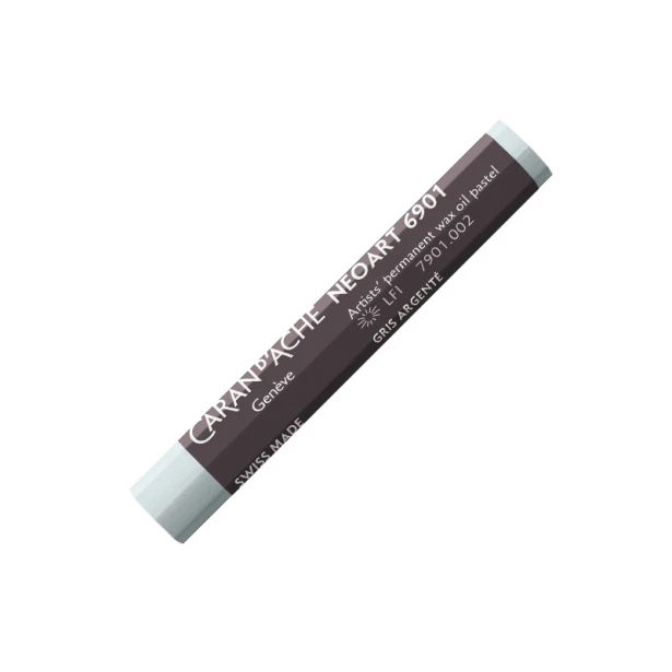 002 Silver Grey, woskowo-olejna pastel Neoart 6901