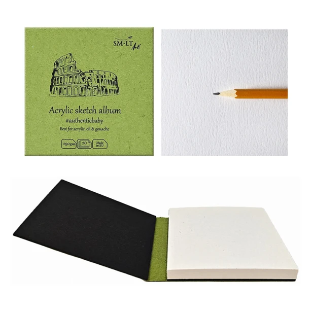 Blok do farb akrylowych 9 x 9 cm, SMLT