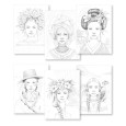 Kolorowanka Odelia Women Clairefontaine, A4