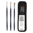 Zestaw pędzli Professional Watercolour W&amp;N, 3 sztuki