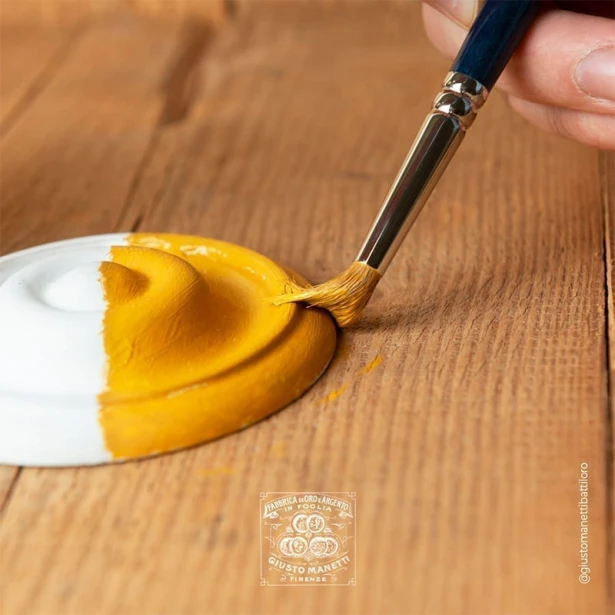 Yellow – akrylowy bolus do złoceń Giusto Manetti 110 ml