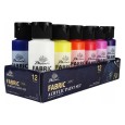 Farby do tkanin Phoenix, zestaw 12 x 59 ml