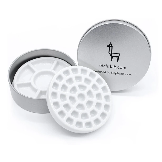 Porcelanowa paleta Mini Travel Set Etchr Lab, 37 komór