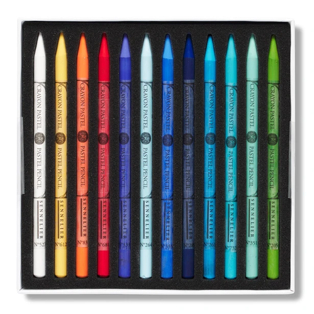Landscape Set Pastel Pencils Sennelier, zestaw 24 kolory