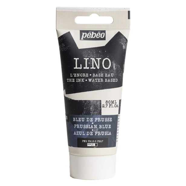 05 Prussian Blue, farba do linorytu LINO Pebeo 80 ml