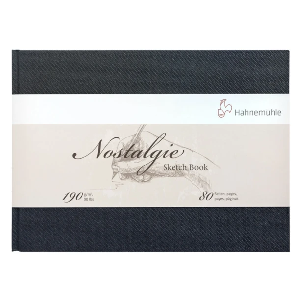 Szkicownik Nostalgie Hahnemuhle, poziom A5, 190 g/m²