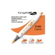2160 Carrot, dwustronny pisak akrylowy Graph'it Go!