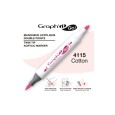 4115 Cotton, dwustronny pisak akrylowy Graph'it Go!