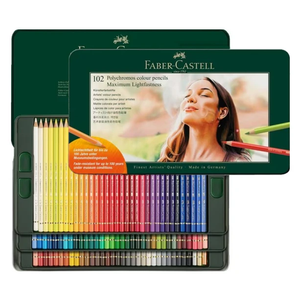 Kredki rysunkowe Polychromos, Faber-Castell, 102 kolory