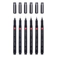 Zestaw cienkopisów Pigment Fineliner Talens, 6 sztuk