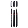 Bold, cienkopisy Pigment Fineliner Talens, 3 sztuki