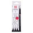 Bold, cienkopisy Pigment Fineliner Talens, 3 sztuki
