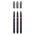 Medium, cienkopisy Pigment Fineliner Talens, 3 sztuki
