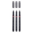 Fine, cienkopisy Pigment Fineliner Talens, 3 sztuki