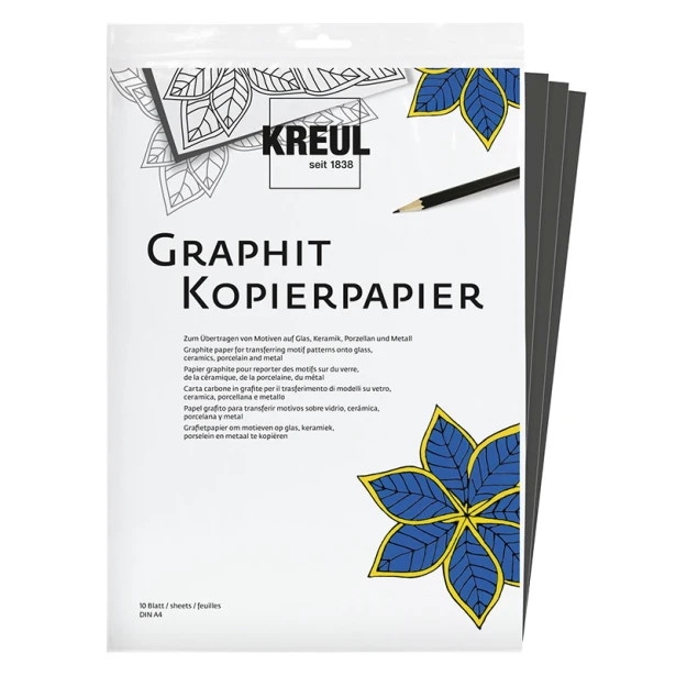 Papier transferowy grafitowy 10 arkuszy A4, Kreul