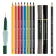 Zestaw rysunkowy Discovery Set Watercolour FC, 12 elem.