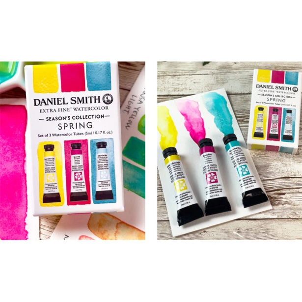 Spring Season's Collection, akwarele Daniel Smith tubki 3 x 5 ml