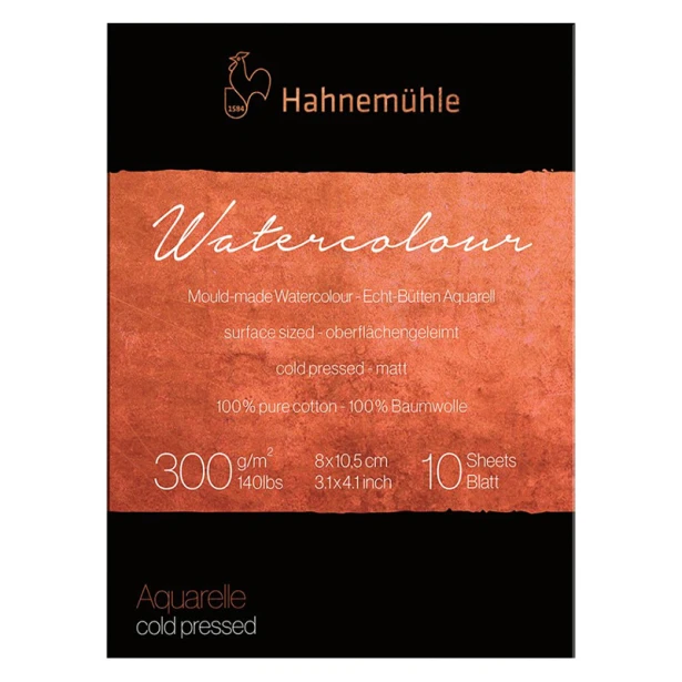 Blok akwarelowy The Collection Watercolour CP 300 g/m², 8 x 10.5 cm