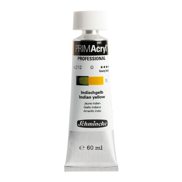 212 Indian Yellow, PRIMAcryl heavy body, Schmincke 60 ml