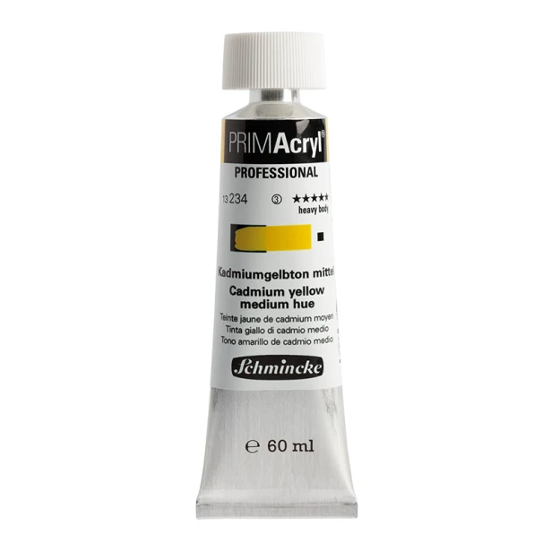 234 Cadm. Yellow Med. Hue, PRIMAcryl heavy body, Schmincke 60 ml