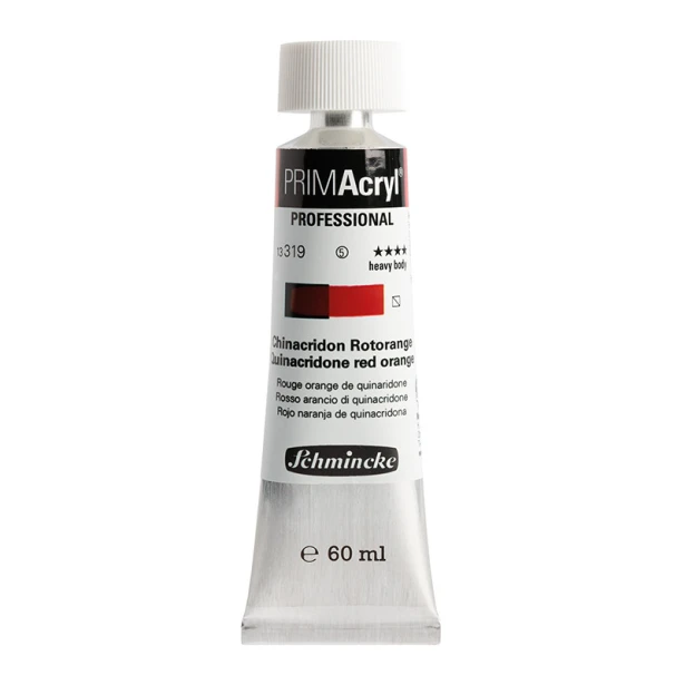 319 Quin. Red Orange, PRIMAcryl heavy body, Schmincke 60 ml