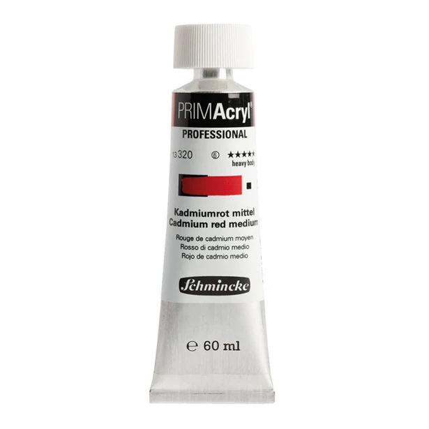 320 Cadm. Red Medium, PRIMAcryl heavy body, Schmincke 60 ml