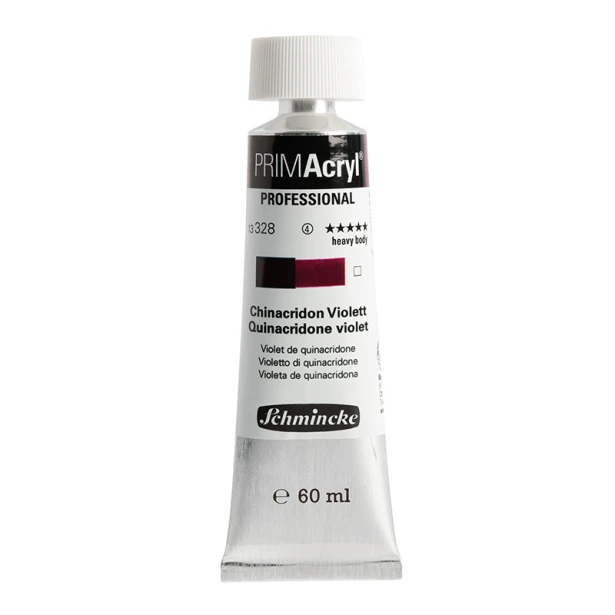 328 Quinacridone Violet, PRIMAcryl heavy body, Schmincke 60 ml