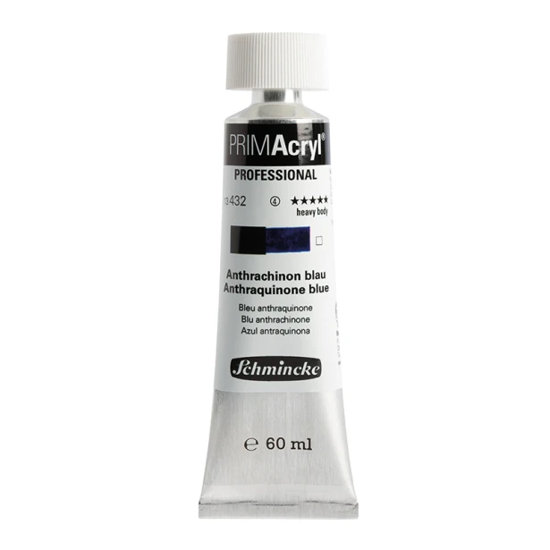 432 Anthraquinone Blue, PRIMAcryl heavy body, Schmincke 60 ml