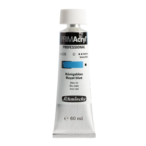 436 Royal Blue, PRIMAcryl heavy body, Schmincke 60 ml