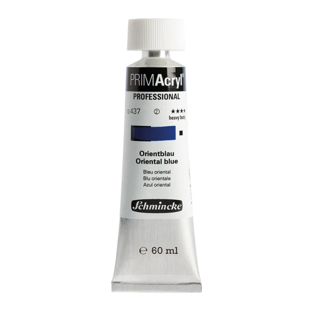 437 Oriental Blue, PRIMAcryl heavy body, Schmincke 60 ml