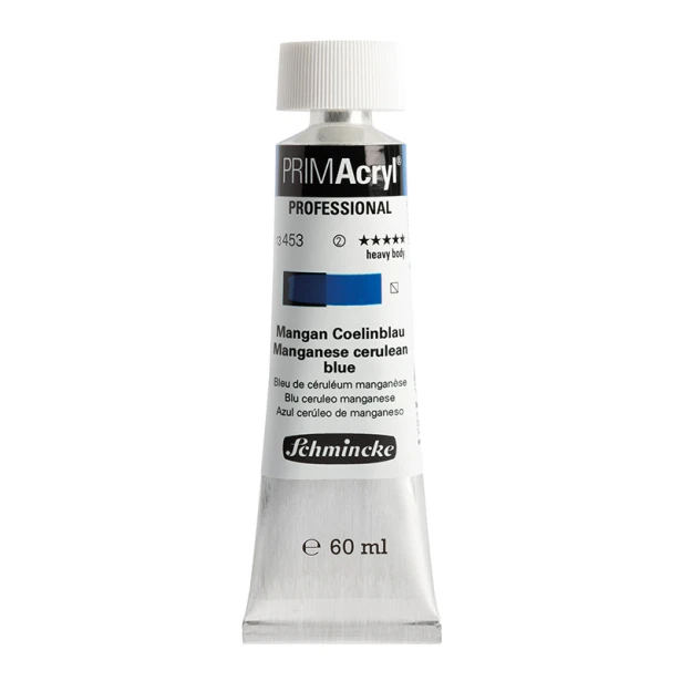 453 Mang. Cerulean Blue, PRIMAcryl heavy body, Schmincke 60 ml