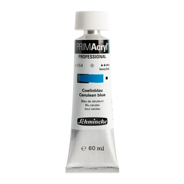 454 Cerulean Blue, PRIMAcryl heavy body, Schmincke 60 ml