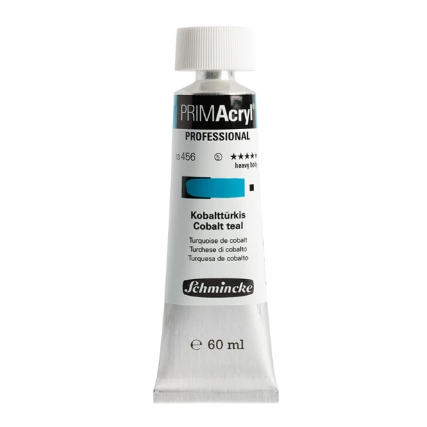 456 Cobalt Teal, PRIMAcryl heavy body, Schmincke 60 ml