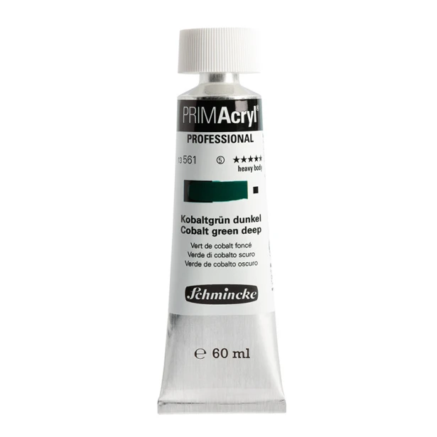 561 Cob. Green Deep, PRIMAcryl heavy body, Schmincke 60 ml
