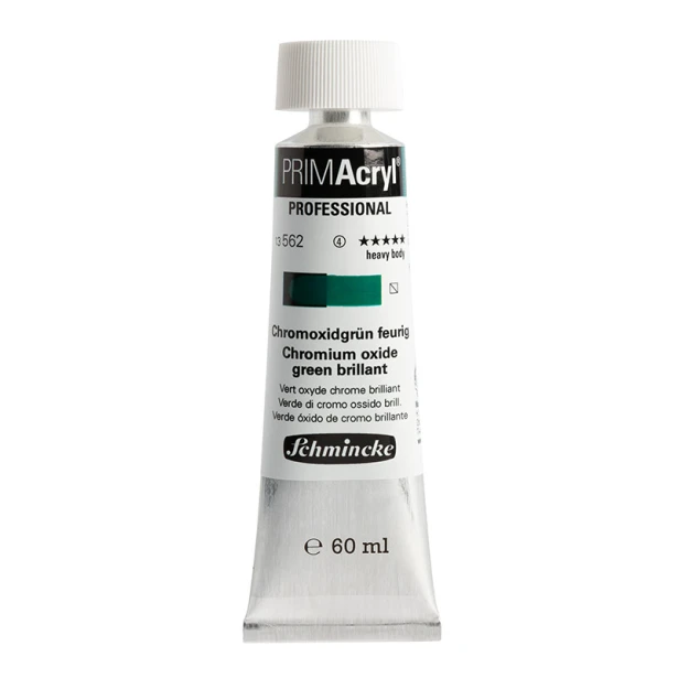 562 Chrom. Oxide Green B., PRIMAcryl heavy body, Schmincke 60 ml