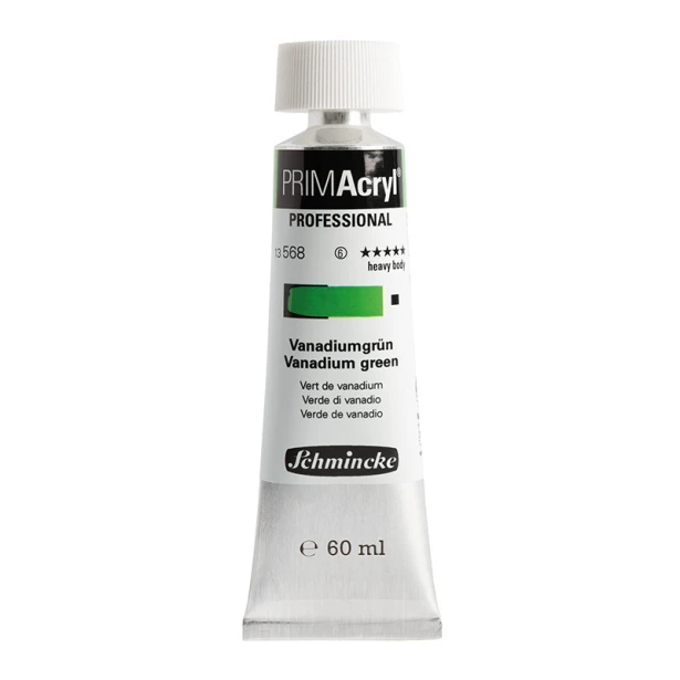 568 Vanadium Green, PRIMAcryl heavy body, Schmincke 60 ml