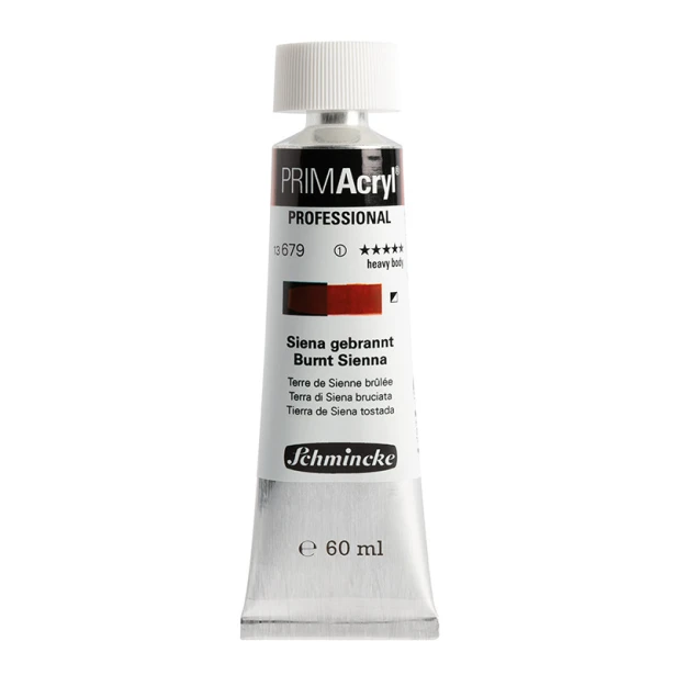 679 Burnt Sienna, PRIMAcryl heavy body, Schmincke 60 ml